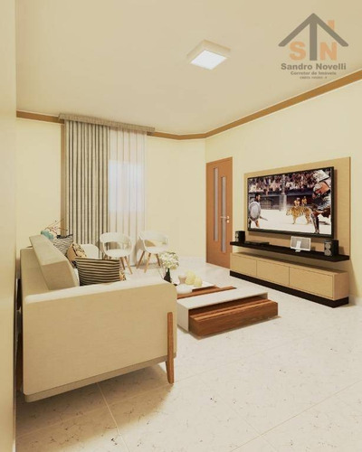 Imagem 5 de 10 de Sobrado Com 3 Dormitórios À Venda, 98 M² Por R$ 550.000,00 - Parque Flamengo - Guarulhos/sp - So0227