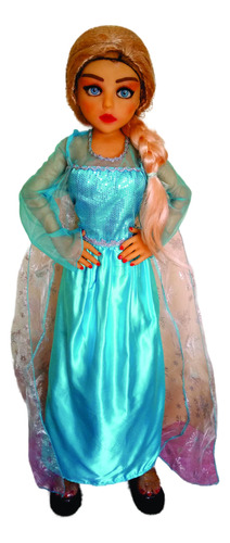  Frozen | Elsa   Boneca Realista Grande 108 Cm