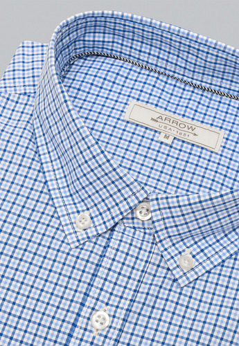 Camisa Cuadros Manga Larga Arrow Cm31045az
