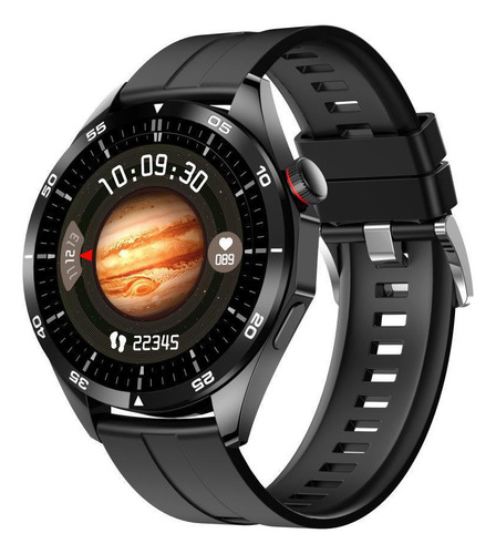Reloj Inteligente Watch4 Gt4 - Redondo Negro Exitoso