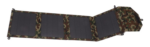 Panel Solar Plegable De Camuflaje Para Carga En Camping Y Ca