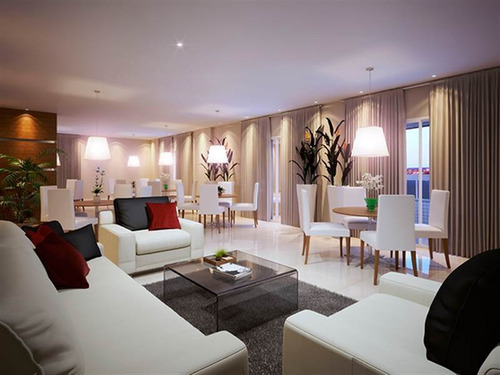 Imagem 3 de 16 de Apartamento, 1 Dorms Com 62.69 M² - Vila Caiçara - Praia Grande - Ref.: Gim6022939 - Gim6022939