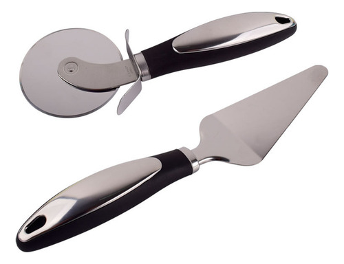 E Roller Pizza Knife Spatula Two-piece Pizza Cutter Piz 4003