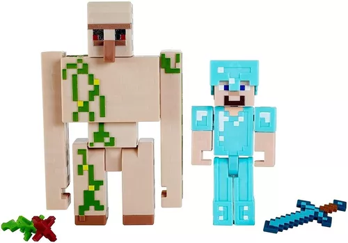 Coleção Minecraft (8 bonecos - 2 de cada)