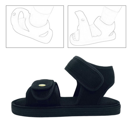 Bota Para Caminar Post Op Zapato Suela Blanda Universal L