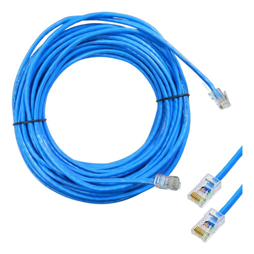 Cabo De Rede Par Trançado Utpinfinity Cat5 15m Azul