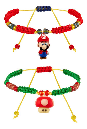 Pulseras De Plomero Italiano Y Hongo 