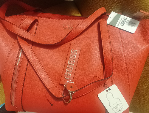 Bolso Guess Colección Maya Rojo 2pzas