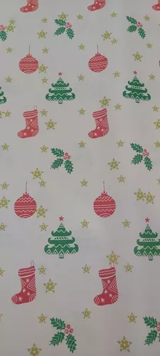 Papel De Regalo Navidad - 100 Pliegos Surtidos 10 Diseños