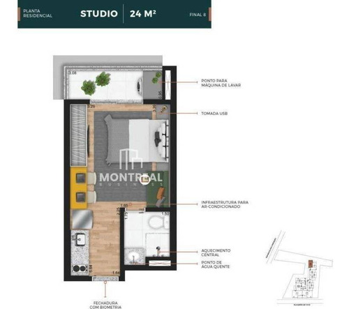 Imagem 18 de 30 de Apartamento À Venda, 25 M² Por R$ 351.433,00 - Vila Buarque - São Paulo/sp - Ap2507