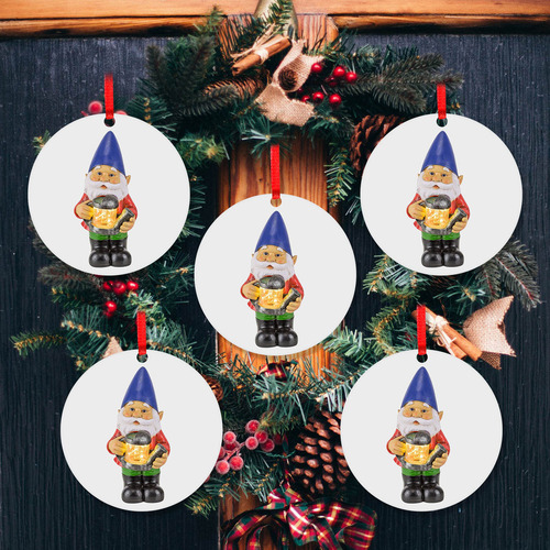 . Colgante Divertido Con Estampado De Papá Noel En Forma De