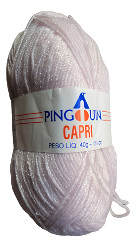 Combo 5 Ovillos 40g Pingouin Capri 100% Poliamida Con Brillo Rosa