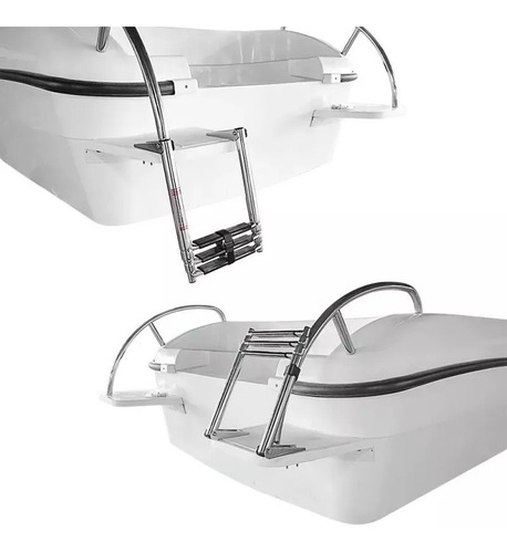 Imagem 2 de 3 de Escada De 4 Degraus Barcos/lanchas/botes