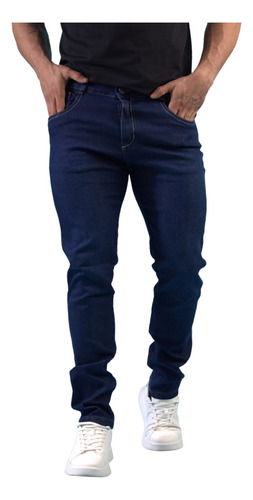 Calça Jeans Sarja Masculina Skinny Slim