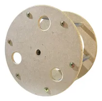 Comprar Carretilha Pipa Palitada 20 Cm Infantil Madeira Lisa Catraca