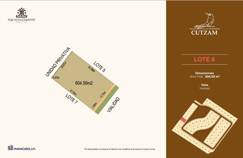 Imagen 9 de 19 de Lotes Residenciales En Cutzam, Yucatan Country Club
