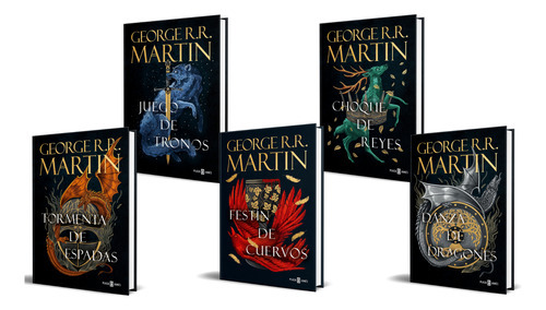 Canción De Hielo Y Fuego Vol. 1-5, De George R. R. Martin. Editorial Plaza & Janes, Tapa Dura En Español, 2023