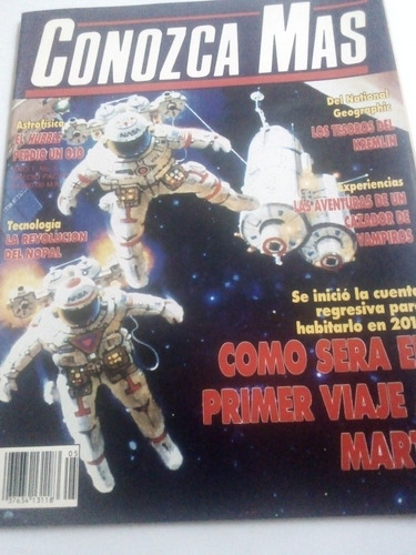 Imagen 1 de 5 de Revista Conozca Más Año 1 No. 5 El Primer Viaje A Marte