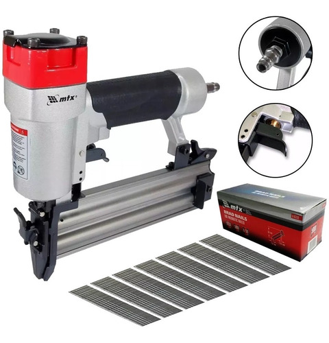 Pinador Pneumatico Para Pinos Mtx Profissional + Pinos 50mm