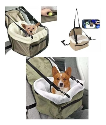 Assento Pet Caes Cadeira De Carro Para Transporte De Animais