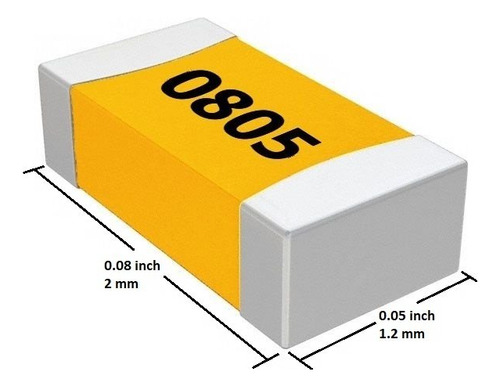 10x Pack Capacitor Smd 0805 - 50v 330pf - Tol 10% - Xr7