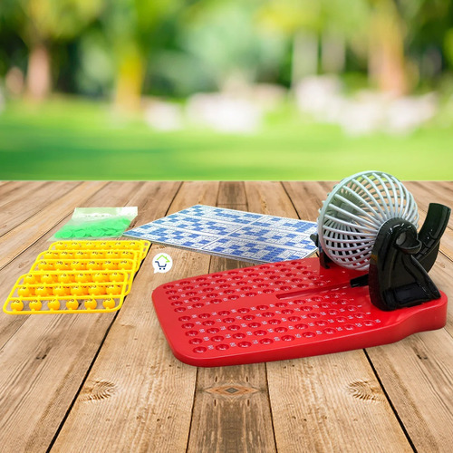 Bingo Juego De Mesa Con Bolillero Grande Giantoys 007-180