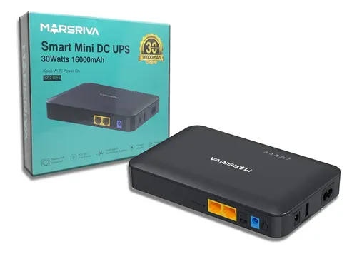 Mini Nobreak Kp2 Ultra Poe Roteador Ont Câmera 30w 16000mah