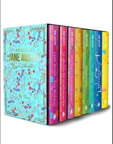 Obras Completas De Jane Austen - Estuche Con 8 Libros