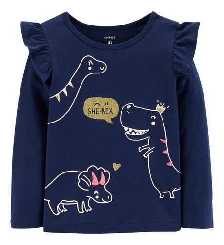 Remera Carters Niña 5t Flaber 