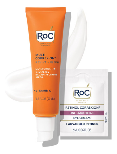 Crema Hidratante Roc Multi Correxion Revive + Glow Vitamina
