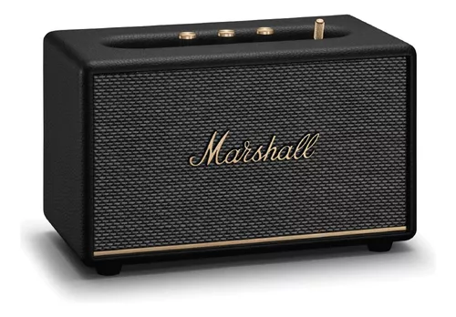 Parlante Bluetooth Marshall Acton Iii Bt Aux Color Negro