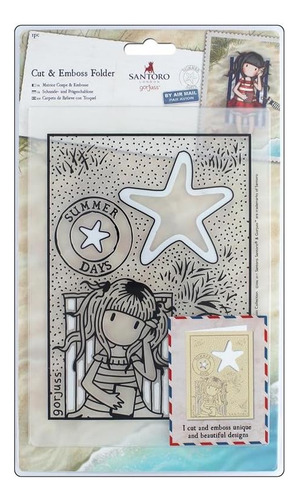 Santoro Gorjuss Sg Carpeta De Corte Y Relieve Verano