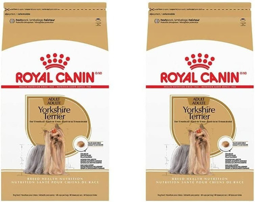 2 Bultos De Royal Canin Yorkshire Terrier Adulto 4.5 Kg C/u.