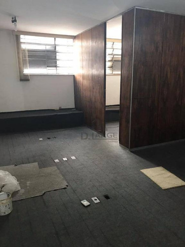 Salão Para Venda Em Campinas, Na Avenida Francisco Glicério Com 600 Metros. - Sl0815