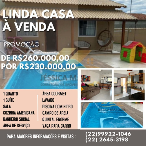 Imagem 10 de 10 de Jmp38 Casa Com 2 Quartos, Piscina E Área Gourmet Em Unamar
