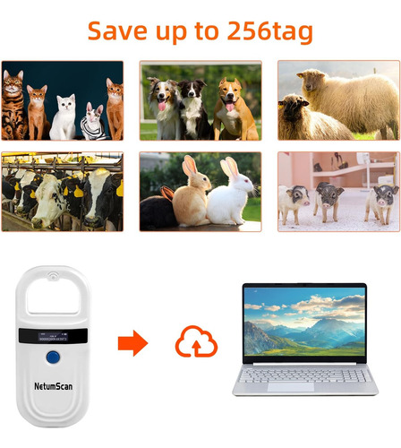Netumscan Microchip Lector For Mascotas 256 De E