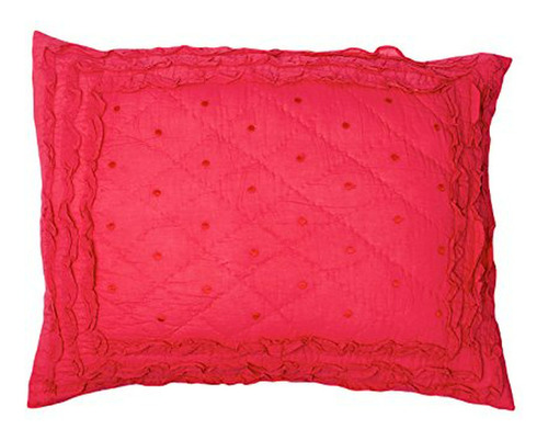 Be-you-tiful Home Chelsea Sham, Estándar, Rosa