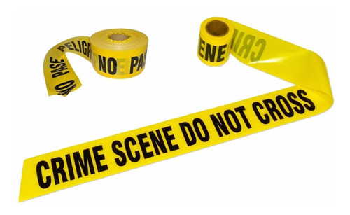 Imagen 5 de 9 de ¡ Cinta Decorativa Crime Scene Fiestas D Terror Halloween !