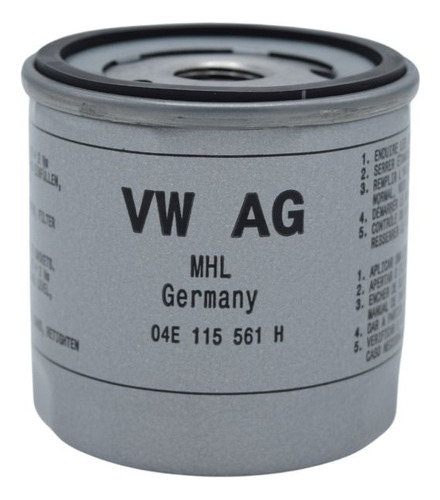 Filtro De Aceite Original Vw Nivus 2021 Al 2023 Volkswagen U