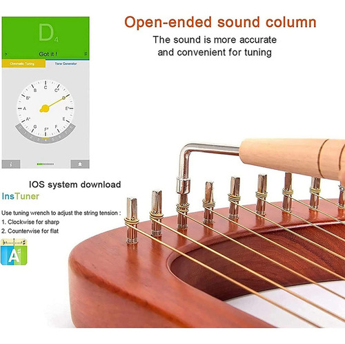 Lyre Harp, Violino Grego De 19 Cordas, Lira De 19 Cordas Uni