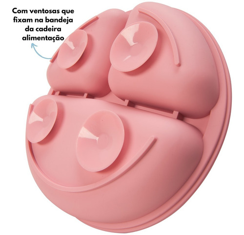 Imagem 4 de 7 de Kit Prato Bebe Infantil Introdução Alimentar + Tigela Bowl