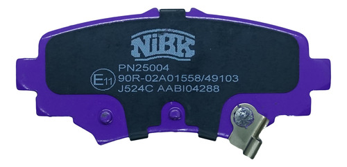 Pastillas De Freno Mazda Mazda 3 2.0 2019 Nibk Trasera
