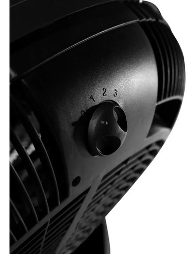 Ventilador de piso Exahome Semi Industrial negro con 5 palas, 20" de diámetro 220 V