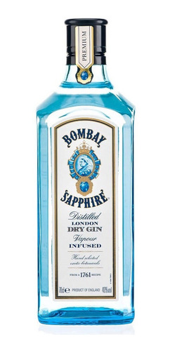 Gin Bombay Sapphire.