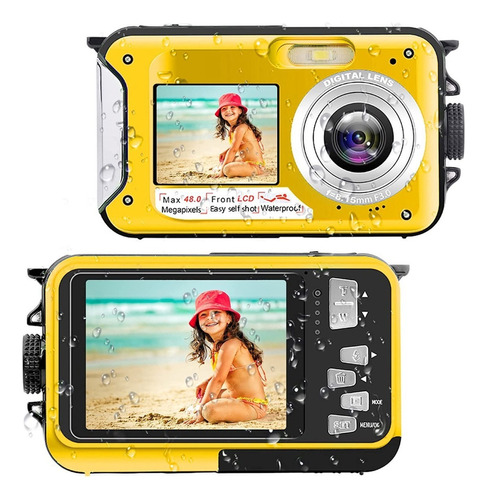 Underwater Cameras For Snorkeling 2.7k 48mp Video Recorder