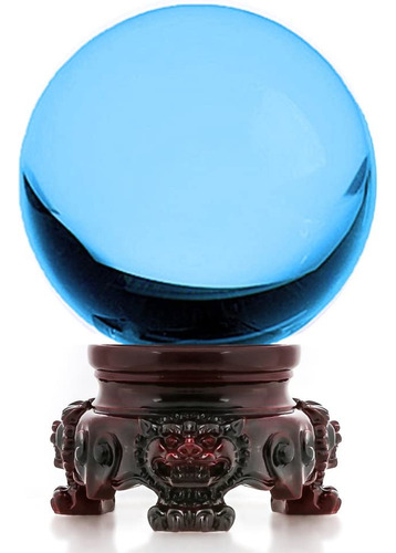 Amlong Crystal Bola De Cristal Transparente De 3 Pulgadas -b
