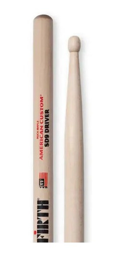Imagem 2 de 2 de Baqueta American Custom Sd9 Driver Madeira Vic Firth 2454