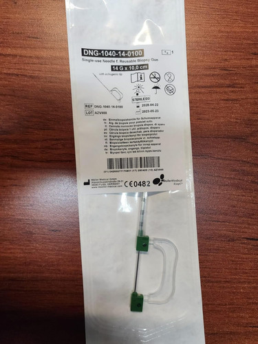 Aguja Para Toma De Biopsia Pistola Magnum 14g X 10cm