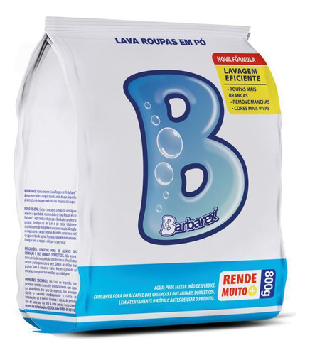 Sabão em pó Barbarex Sabão em Pó em pó pacote 800 g