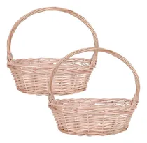 Comprar Pack9 Cesta Rustica De Alimentos Para Hogar 28x20x25